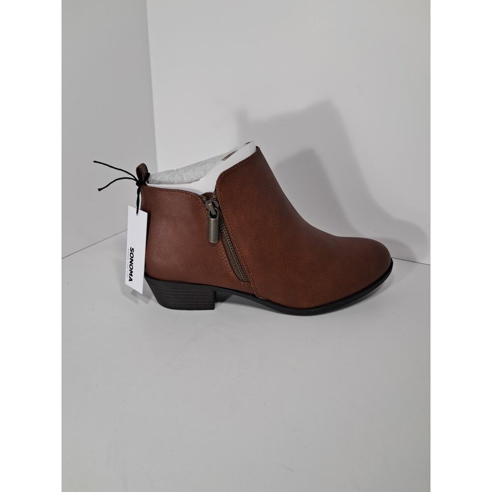 Sonoma Millo Women's Ankle Boots Size 7.5 Wide Color Brown